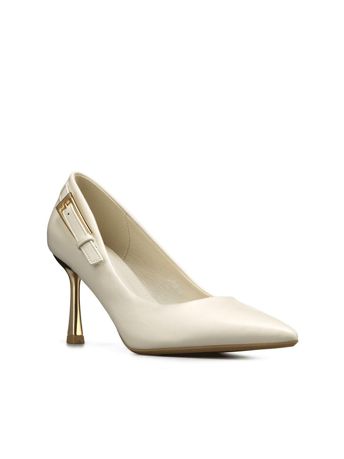 Zapato Taco Alto Formal Simil Charol Mujer Weide GHE38-6