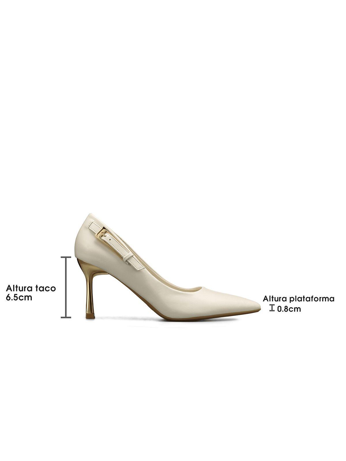 Zapato Taco Alto Formal Simil Charol Mujer Weide GHE38-7