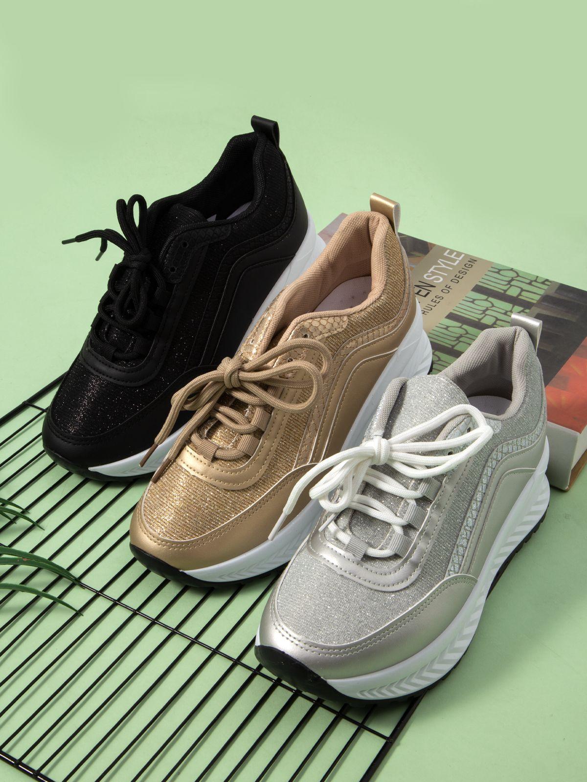 Zapatilla Aurore Dorado Weide-5