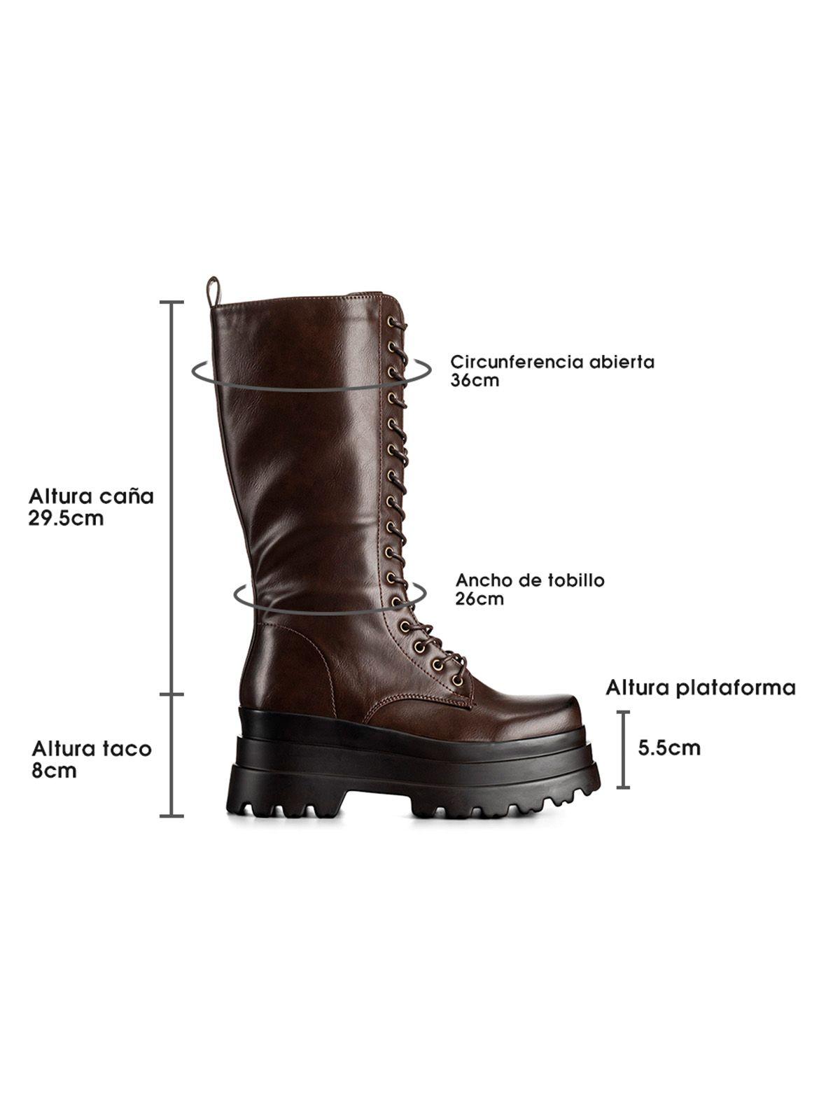 Bota Marron Casual Mujer Weide CZY579-5