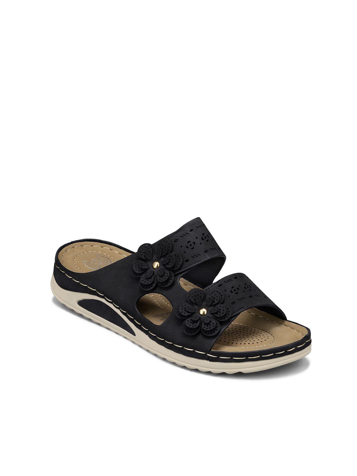 Sandalia Estilo Chala Confort Taco Cuña Mujer Weide JN23-3