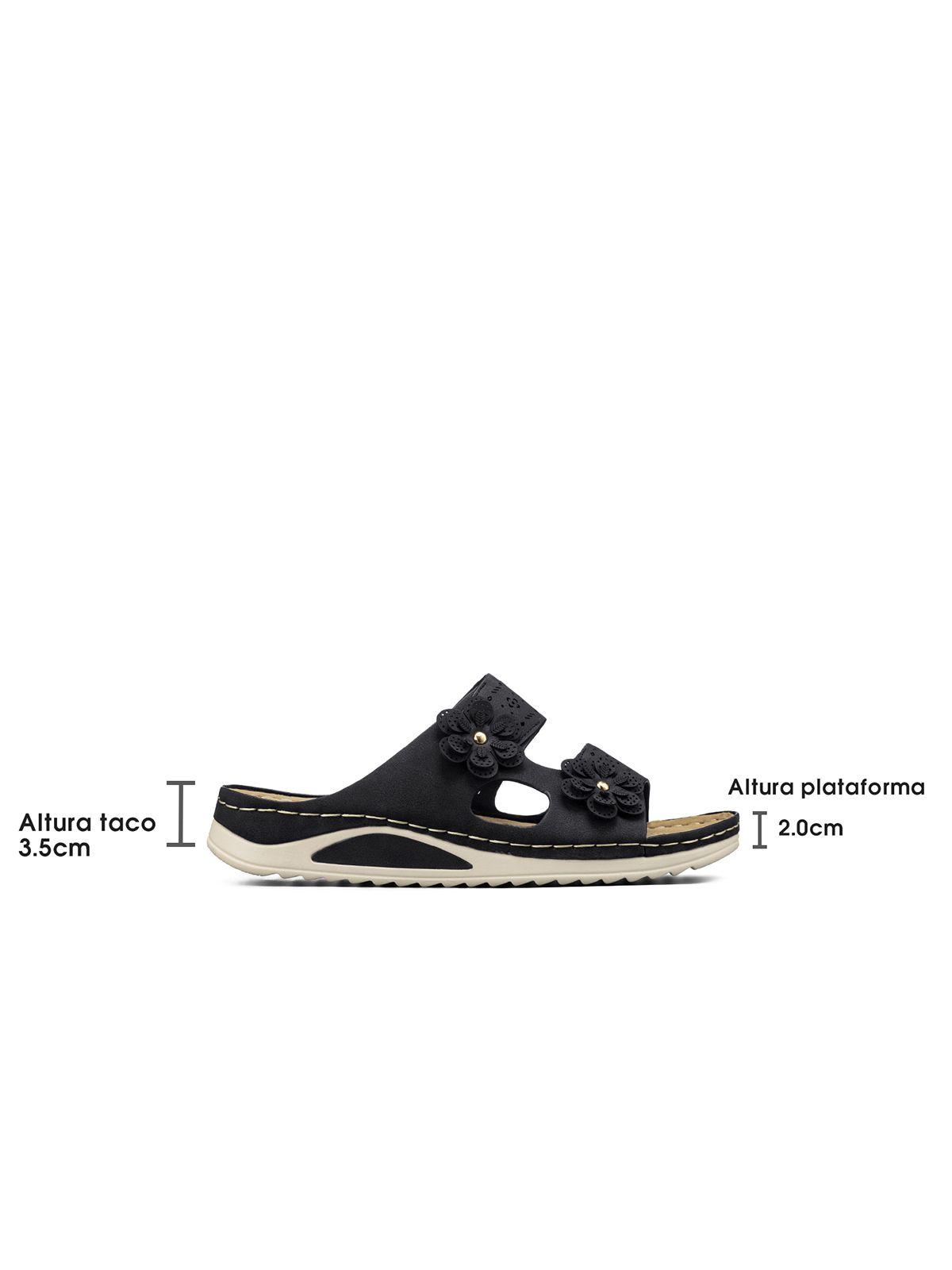 Sandalia Estilo Chala Confort Taco Cuña Mujer Weide JN23-4