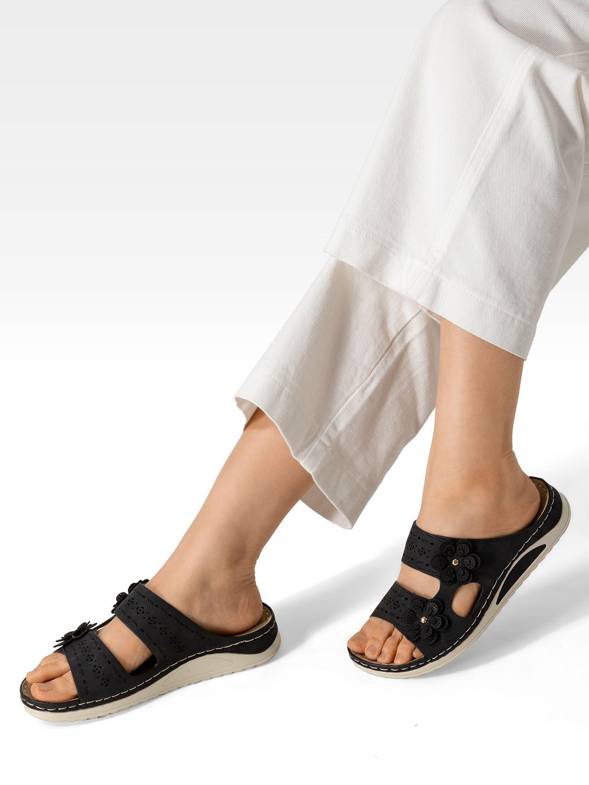 Sandalia Estilo Chala Confort Taco Cuña Mujer Weide JN723-2