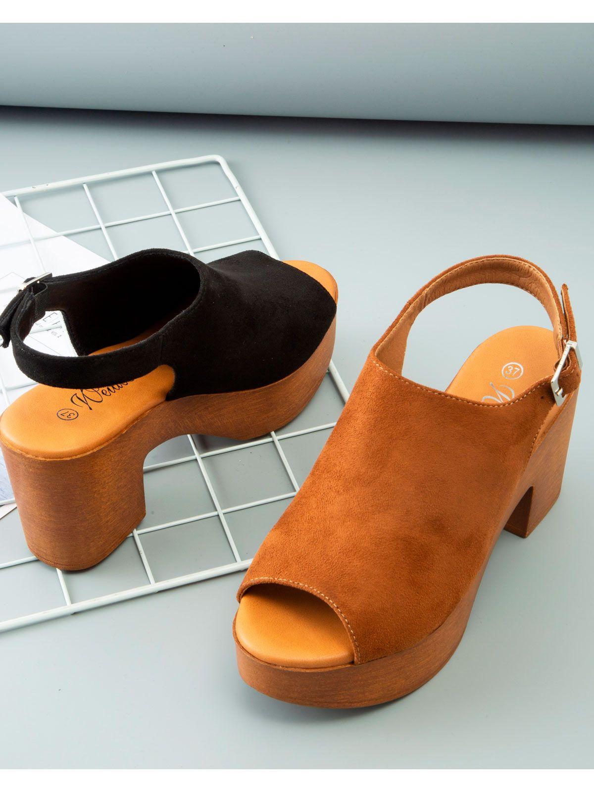 Sandalia Serenidad Camel Weide-4