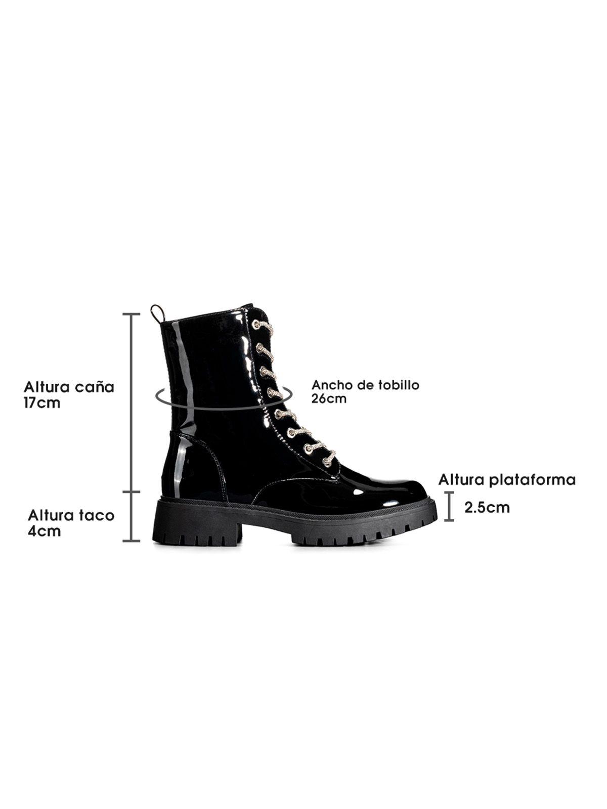 Botin Negro Casual Mujer Weide ZS55-5