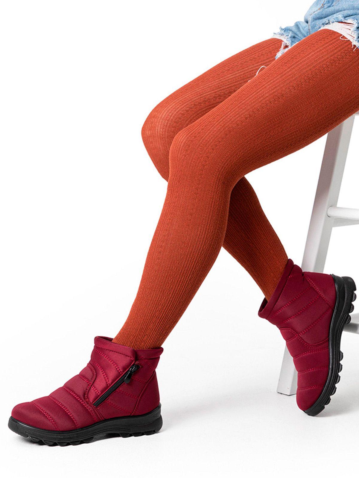 Botin Burdeo Casual Mujer Weide TFA191-1