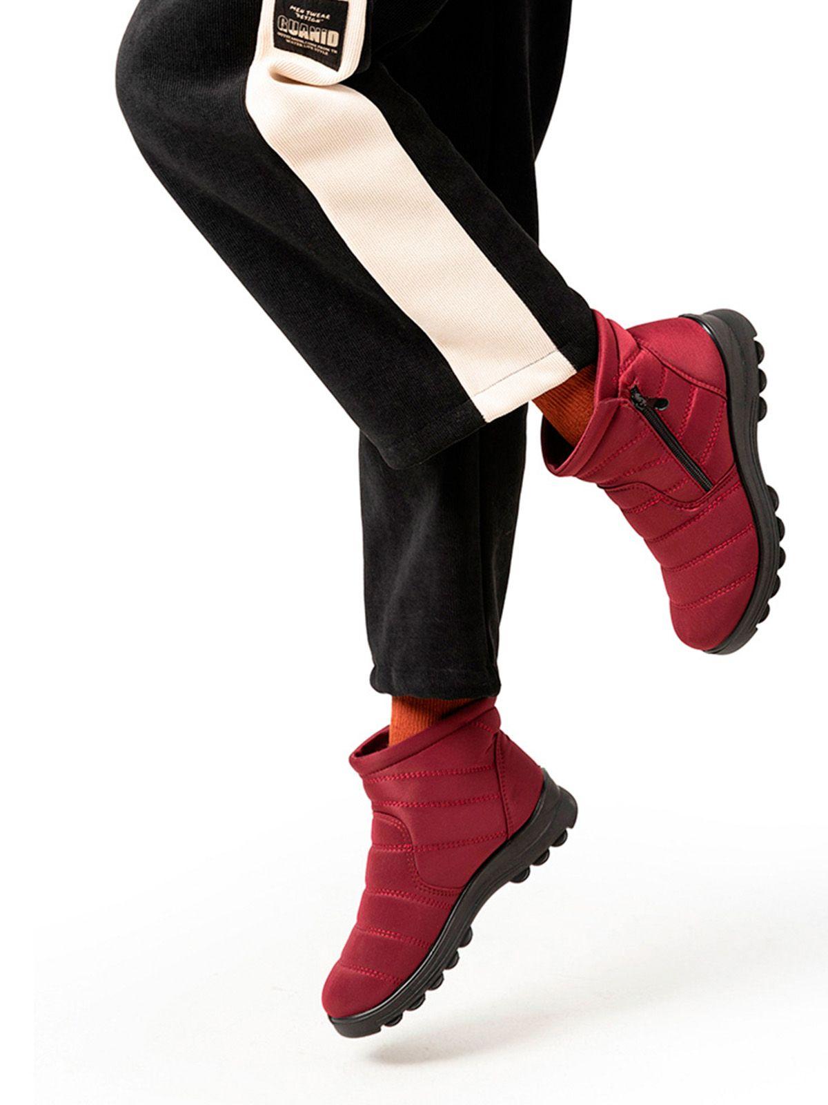 Botin Burdeo Casual Mujer Weide TFA191-2