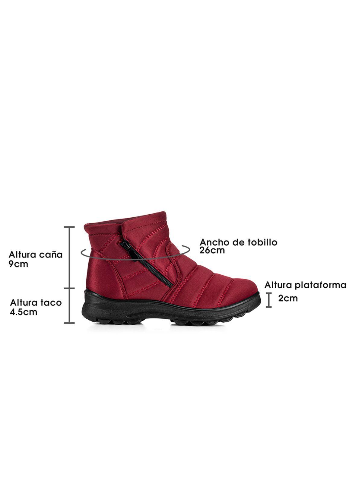 Botin Burdeo Casual Mujer Weide TFA191-7