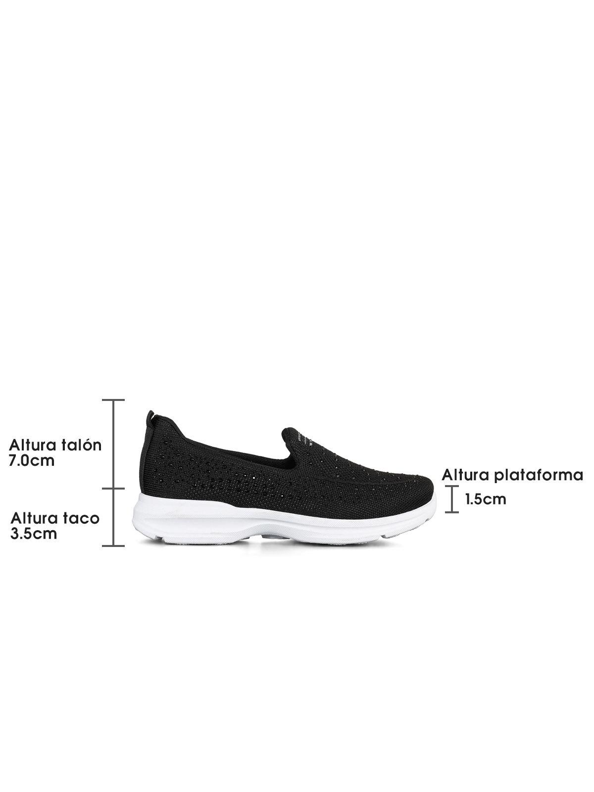 Zapatilla casual Mujer Slip On Con Pedrería Weide TFA203-4