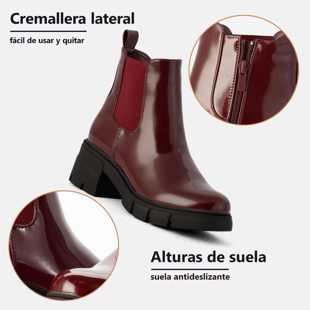 Botin Akane Rojo Weide-4