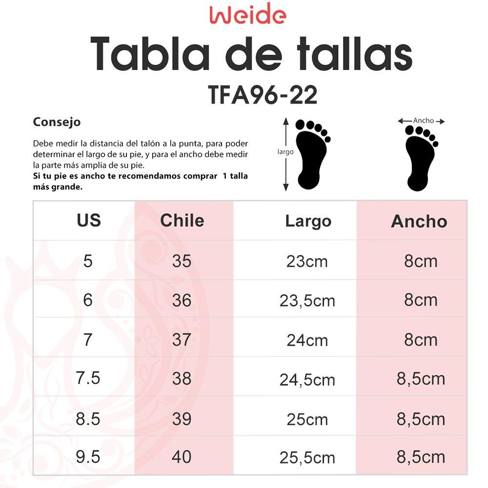 Zapatilla Kaia Champan Weide-3