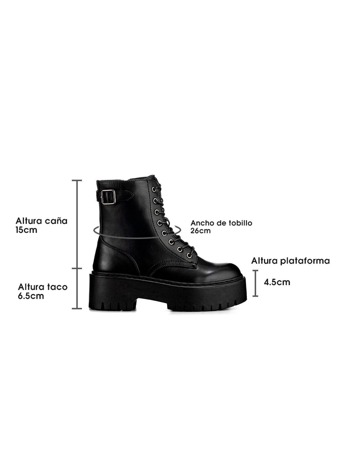 Botin Negro Casual Mujer Weide CZY585-5
