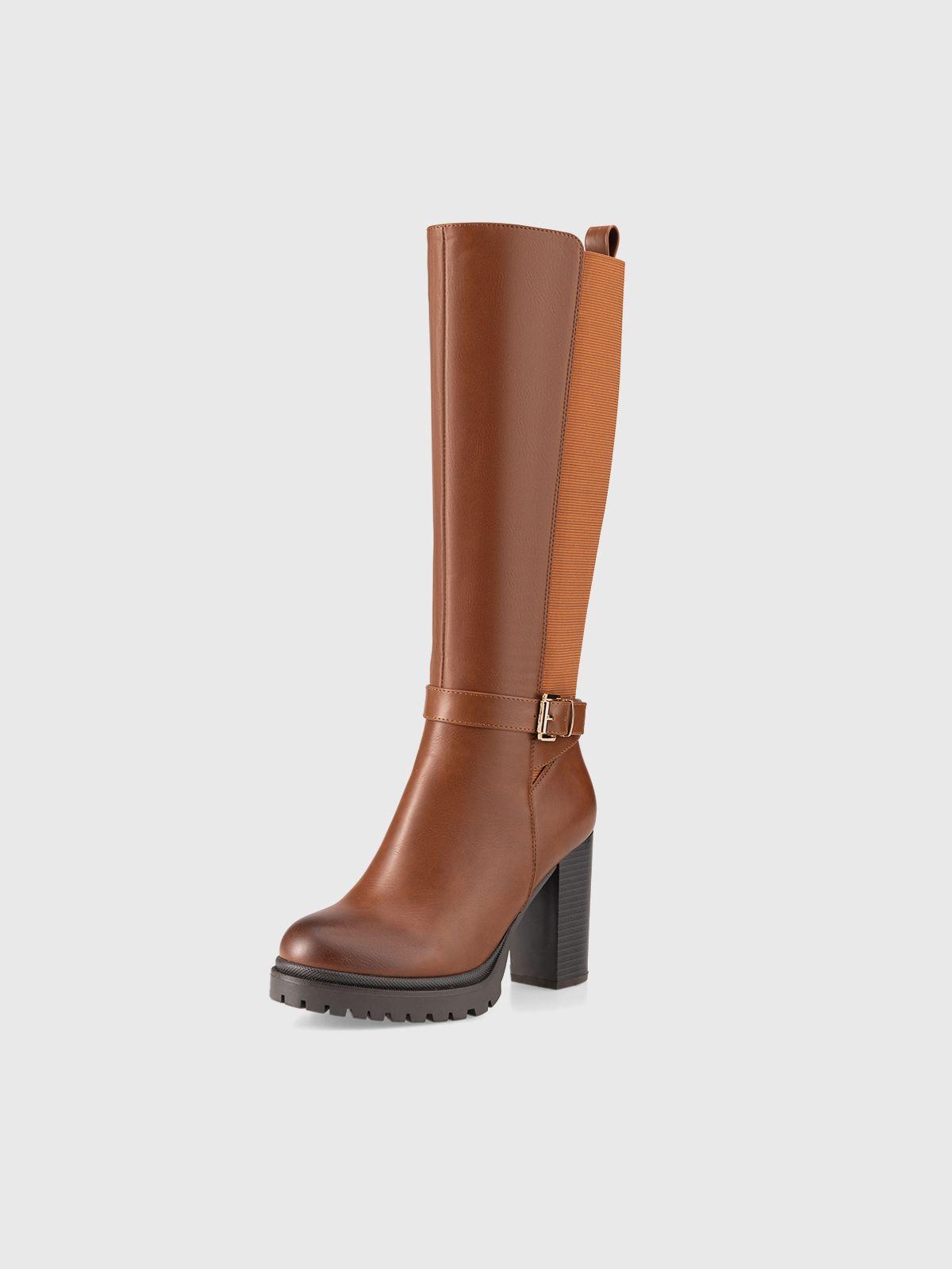 Bota Mujer Leyre Camel Weide-0