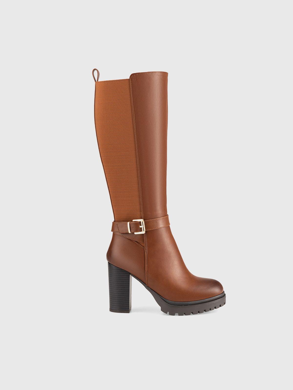 Bota Mujer Leyre Camel Weide-2