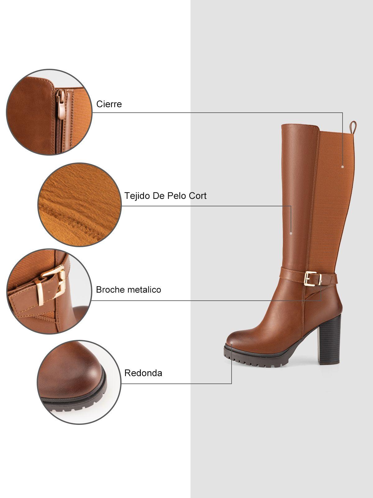 Bota Mujer Leyre Camel Weide-6