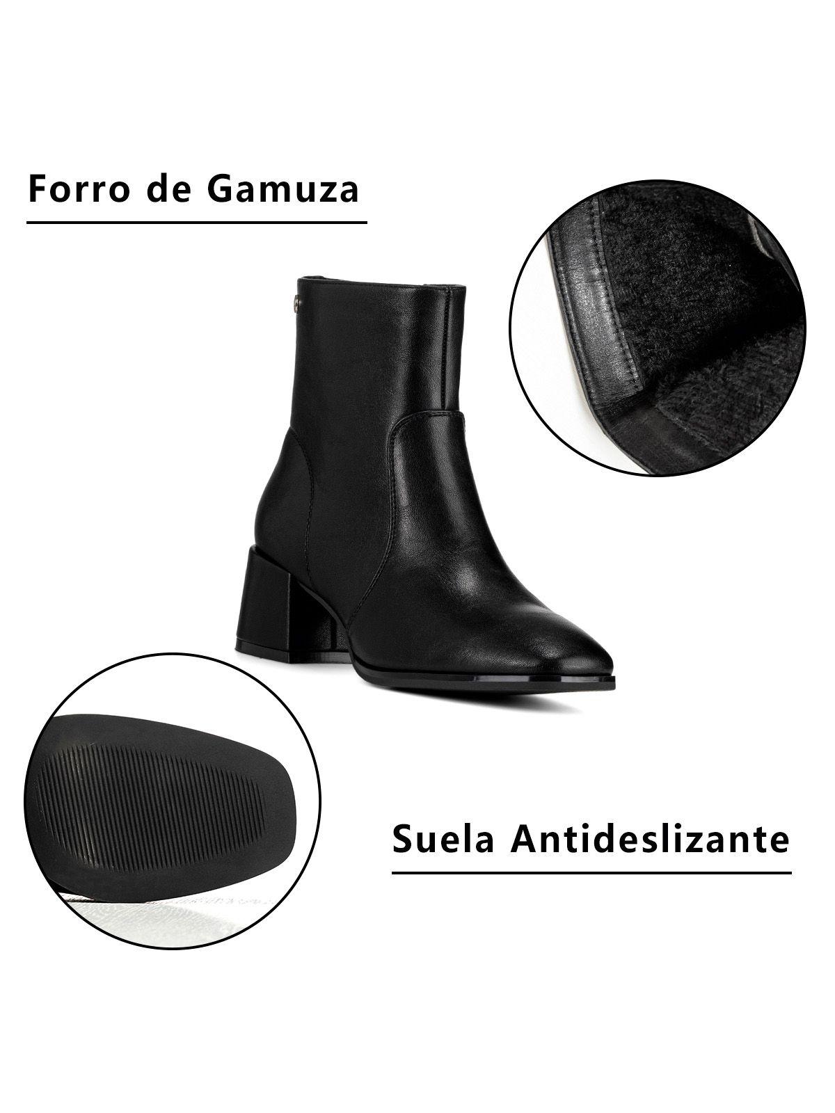 Botin Negro Casual Mujer Weide RQ70-5