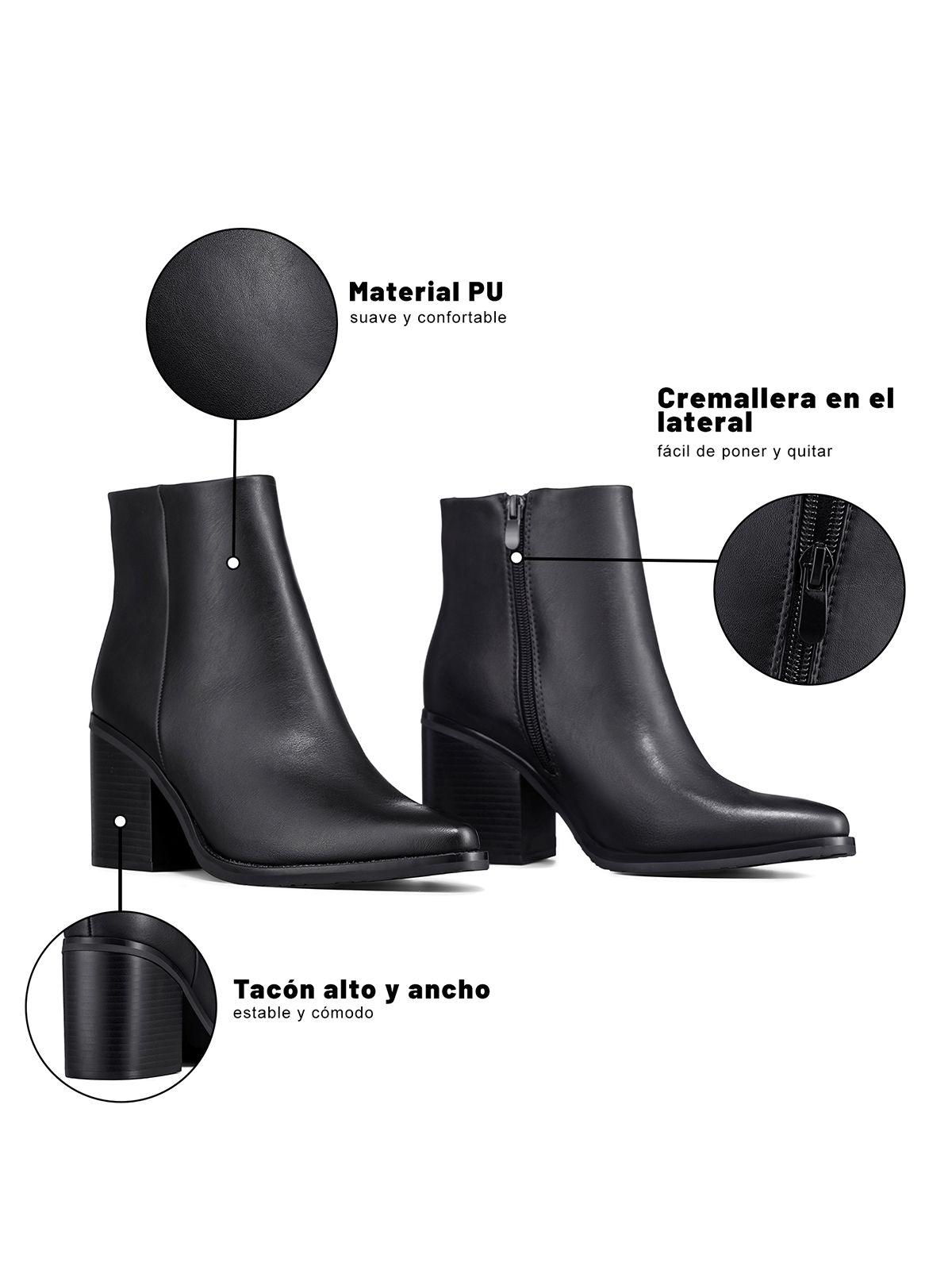 Botín Taco Mujer Casual PU Weide CZY656B-8