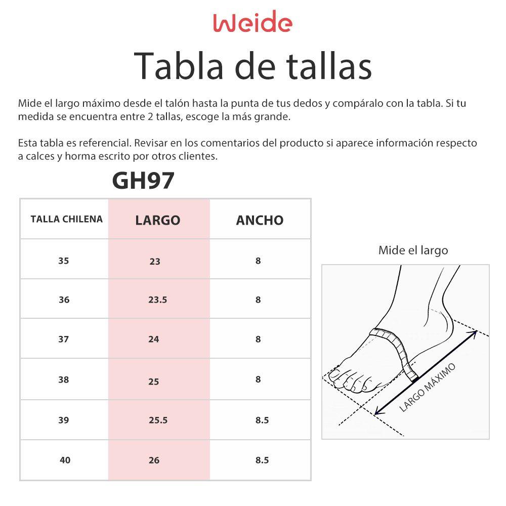 Sandalia Taco  Verde Fiesta GH97 Weide-3