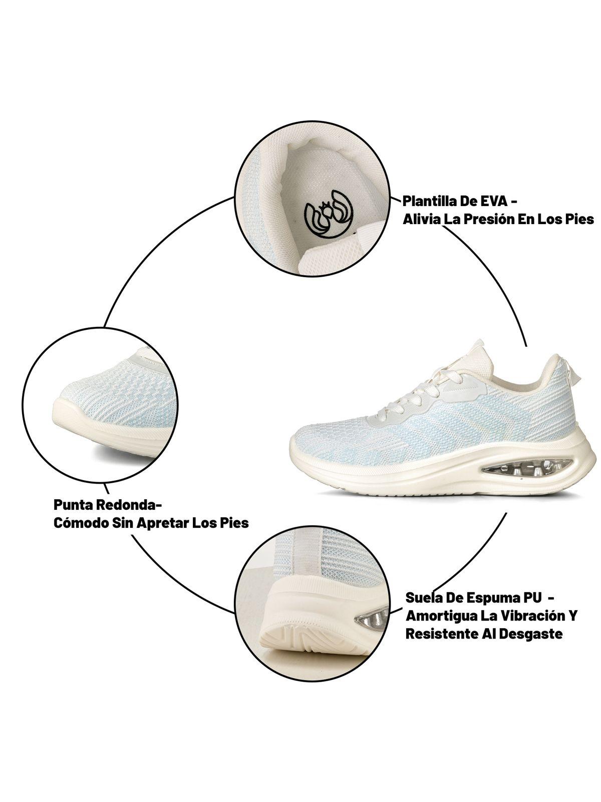 Zapatilla Casual Mujer Urbana Suela Resistente Weide TFA205-6