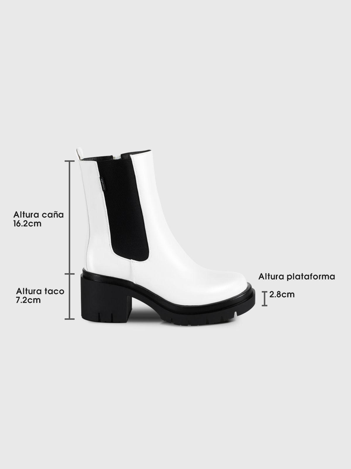 Botin Mujer Clara Blanco Weide-5