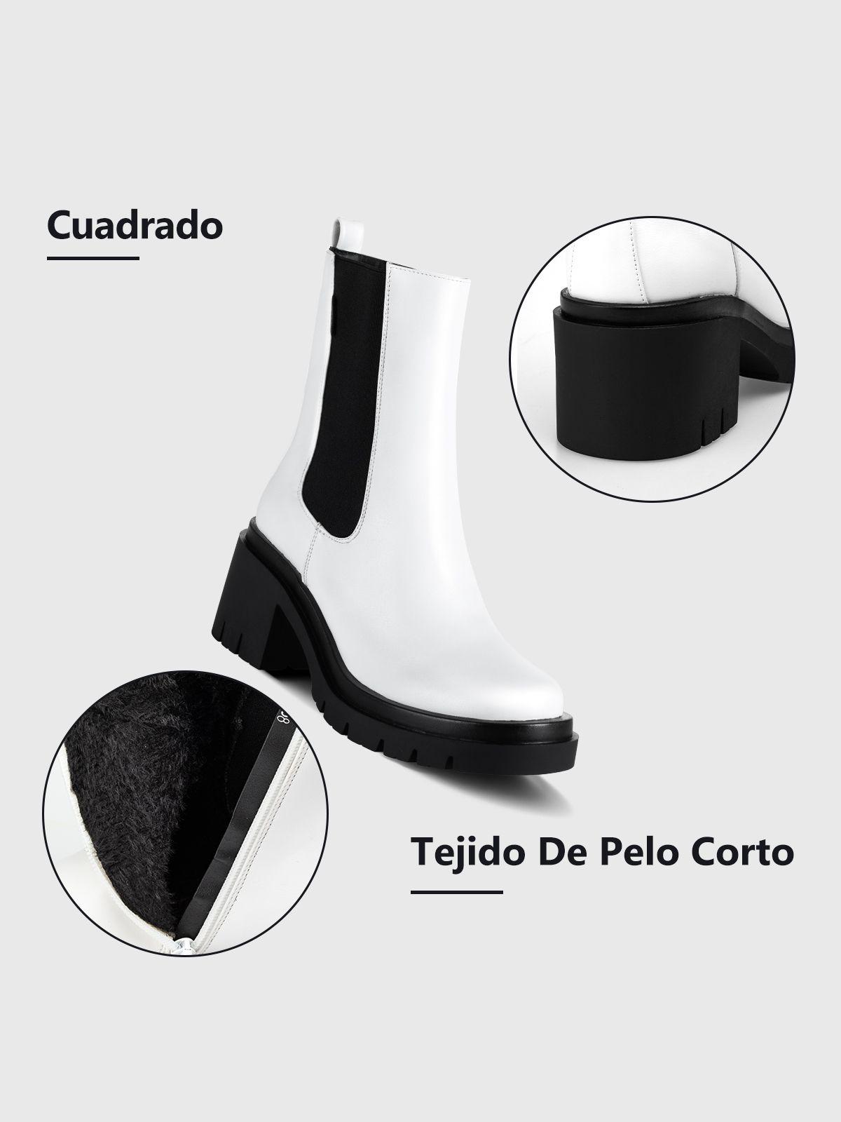 Botin Mujer Clara Blanco Weide-6