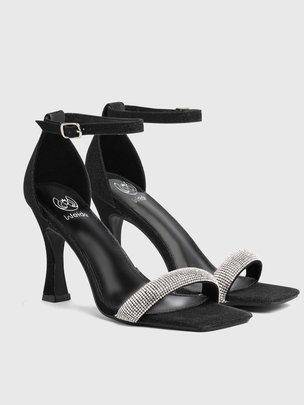 Sandalia Fiesta Mujer Dominga Negro Weide-4