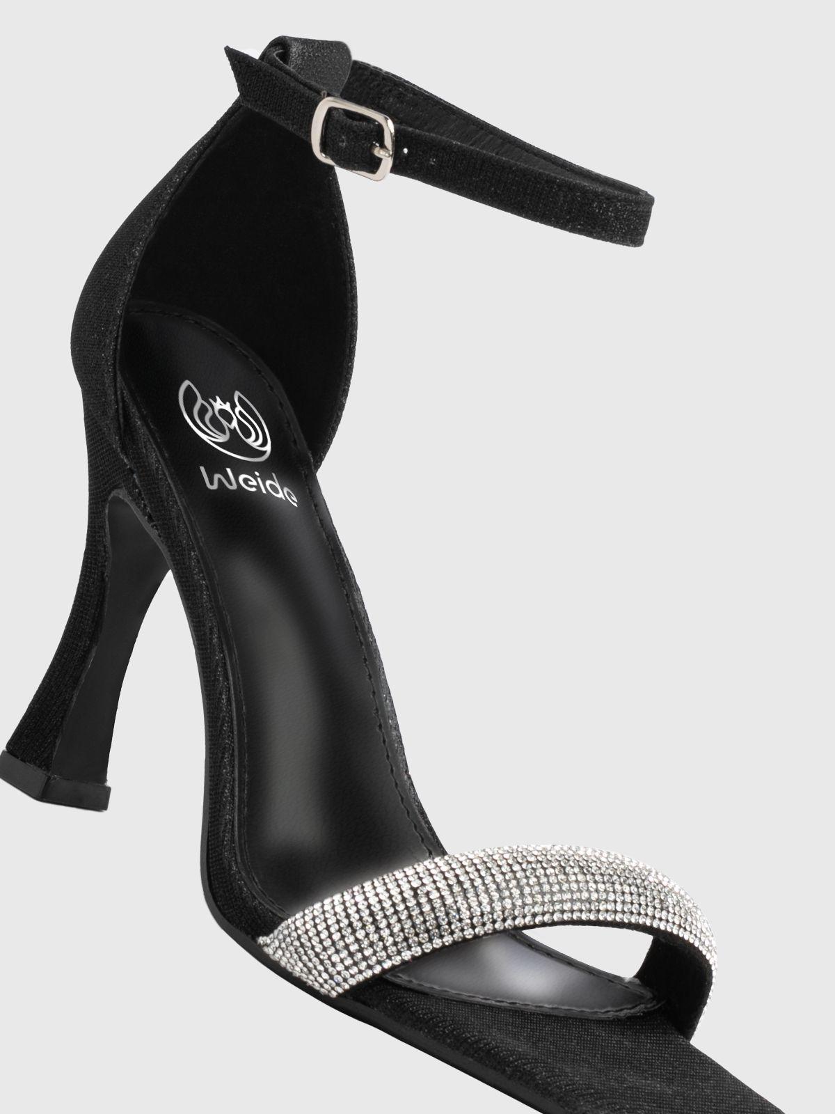 Sandalia Fiesta Mujer Dominga Negro Weide-5