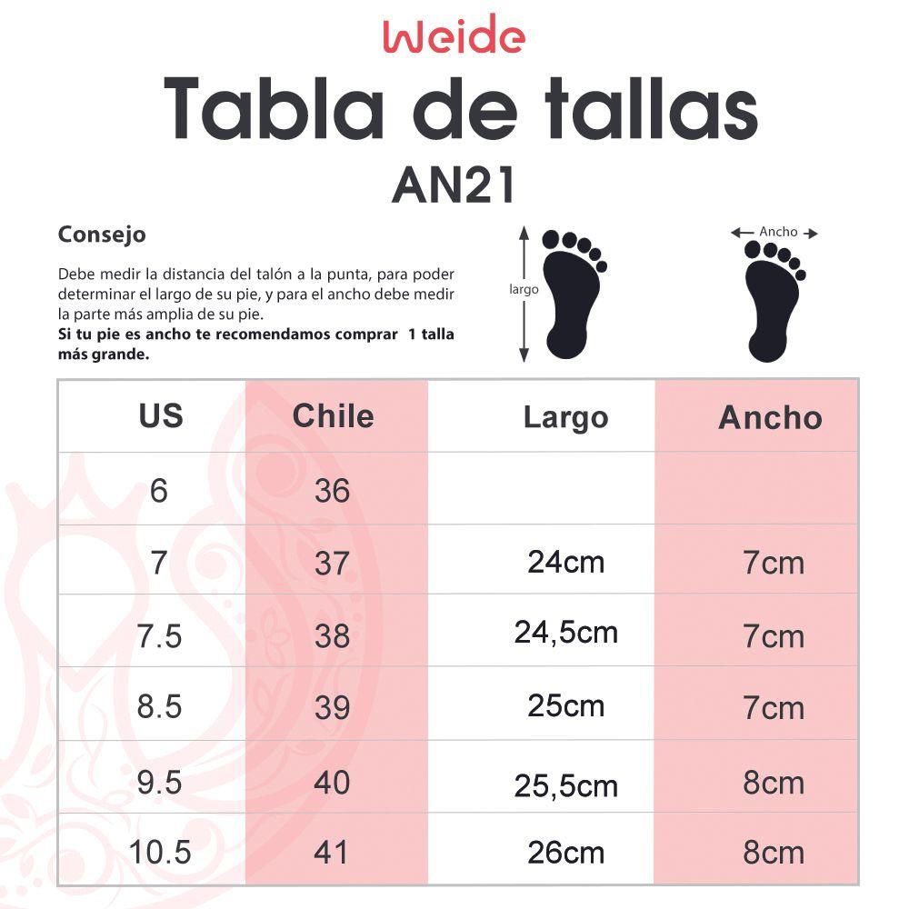 Zapatilla Callie Negro Weide-3