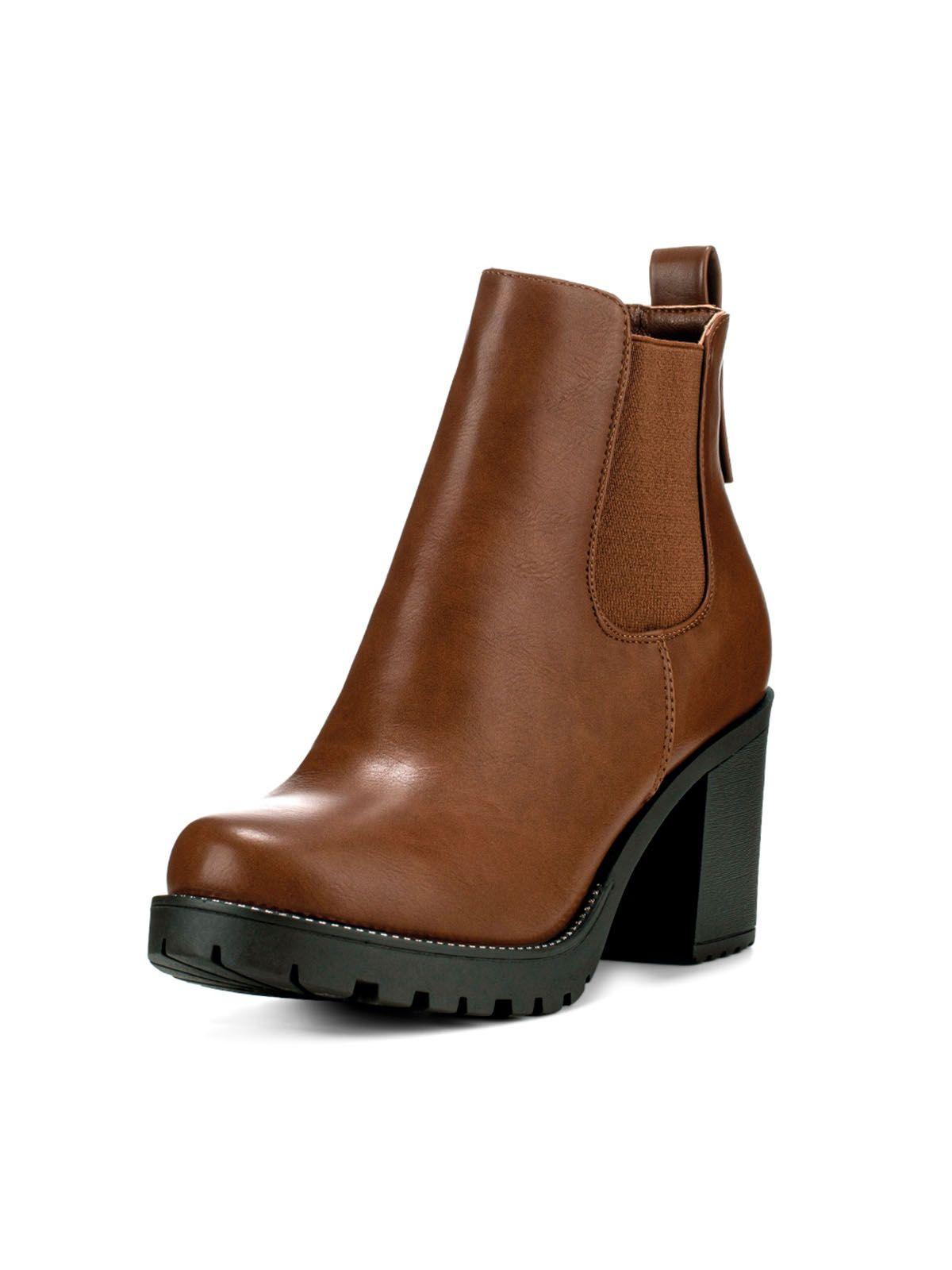 Botin Camel Casual Mujer Weide ZS37-0