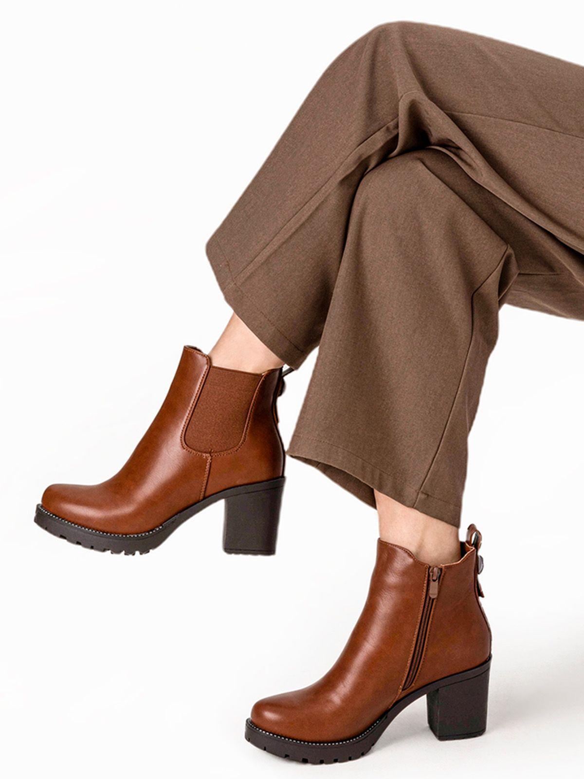 Botin Camel Casual Mujer Weide ZS37-1