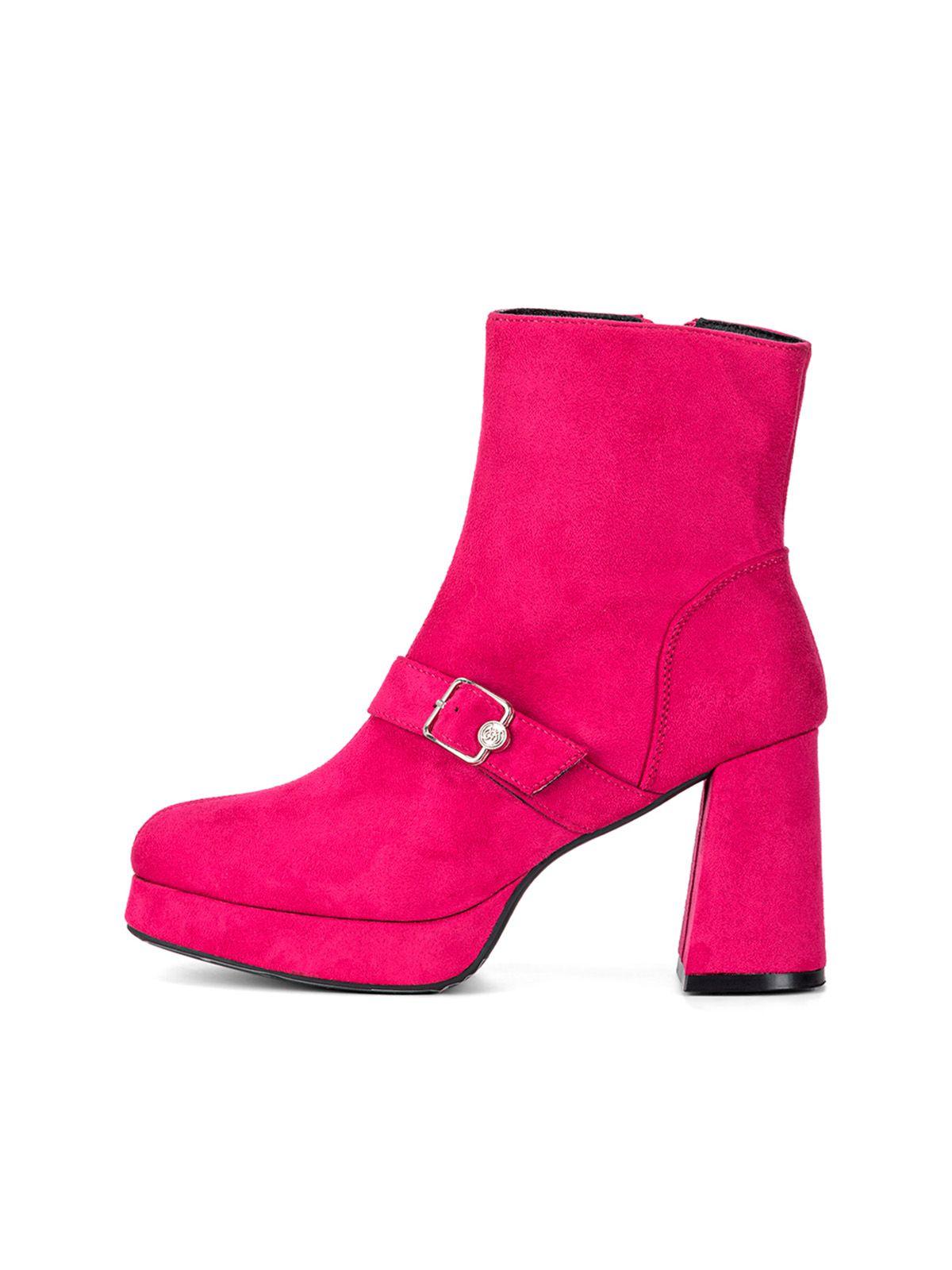 Botin Durazno Casual Mujer Weide YL71-2