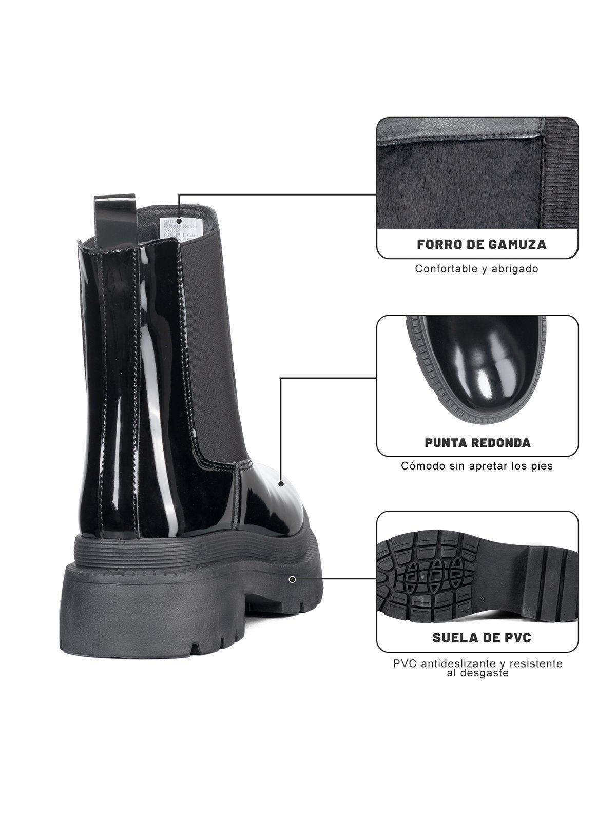 Botin Casual Mujer Plataforma Clasico Formal Weide SL31B-7