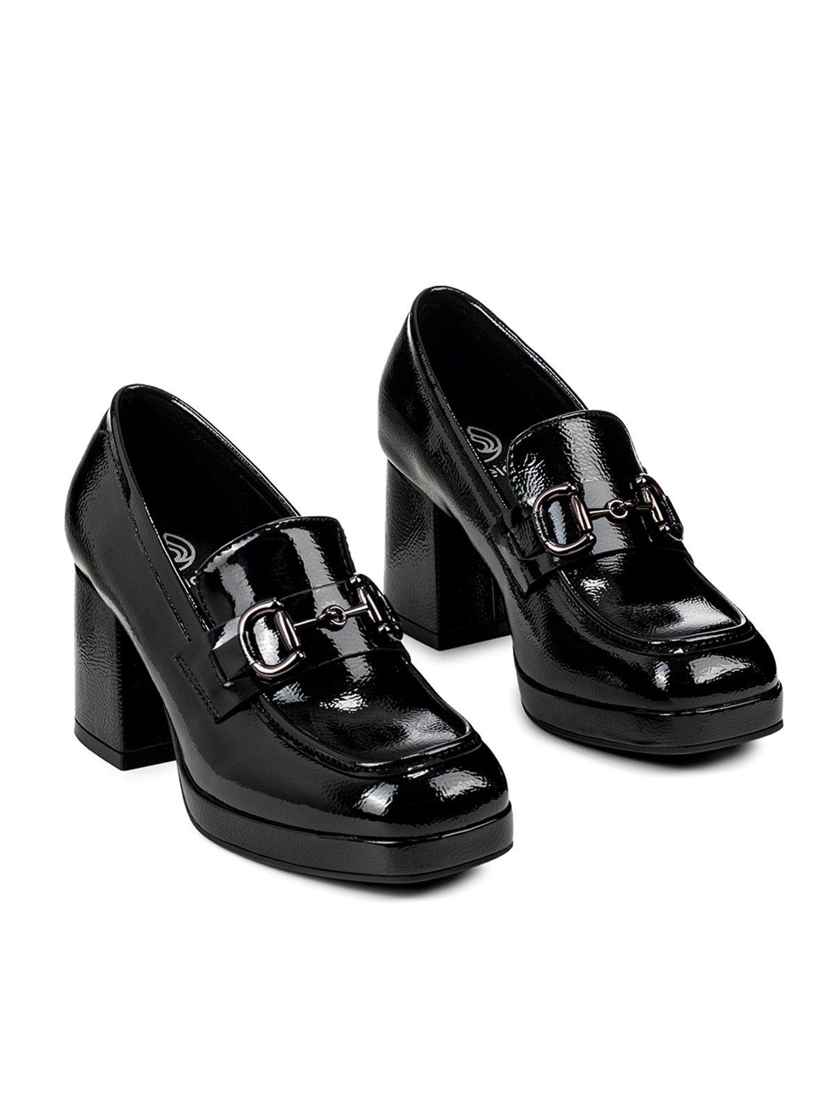 Mocasin Negro Casual Mujer Weide RQ72-4
