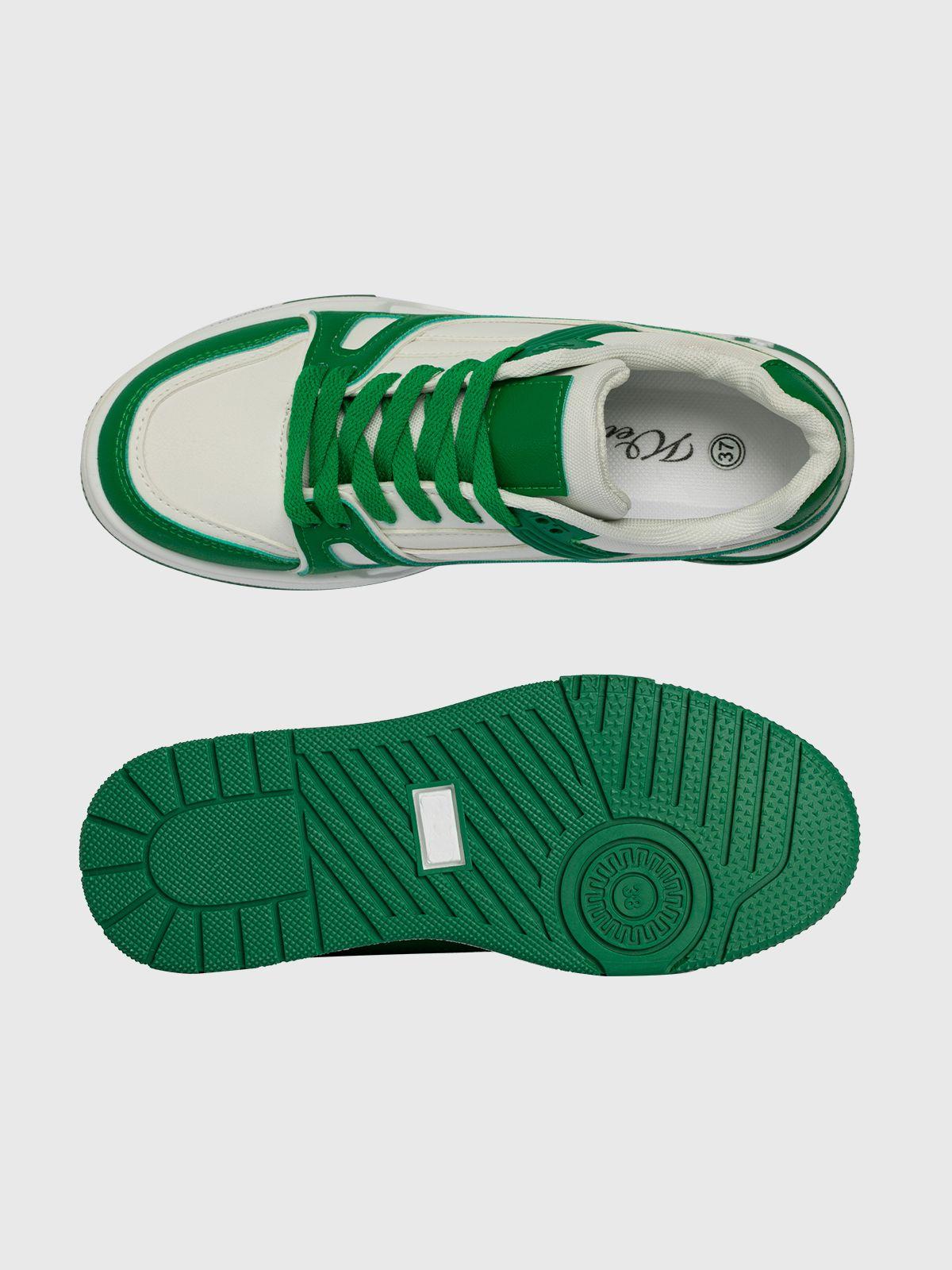 Zapatilla  Mujer Encarnación Verde Weide-5