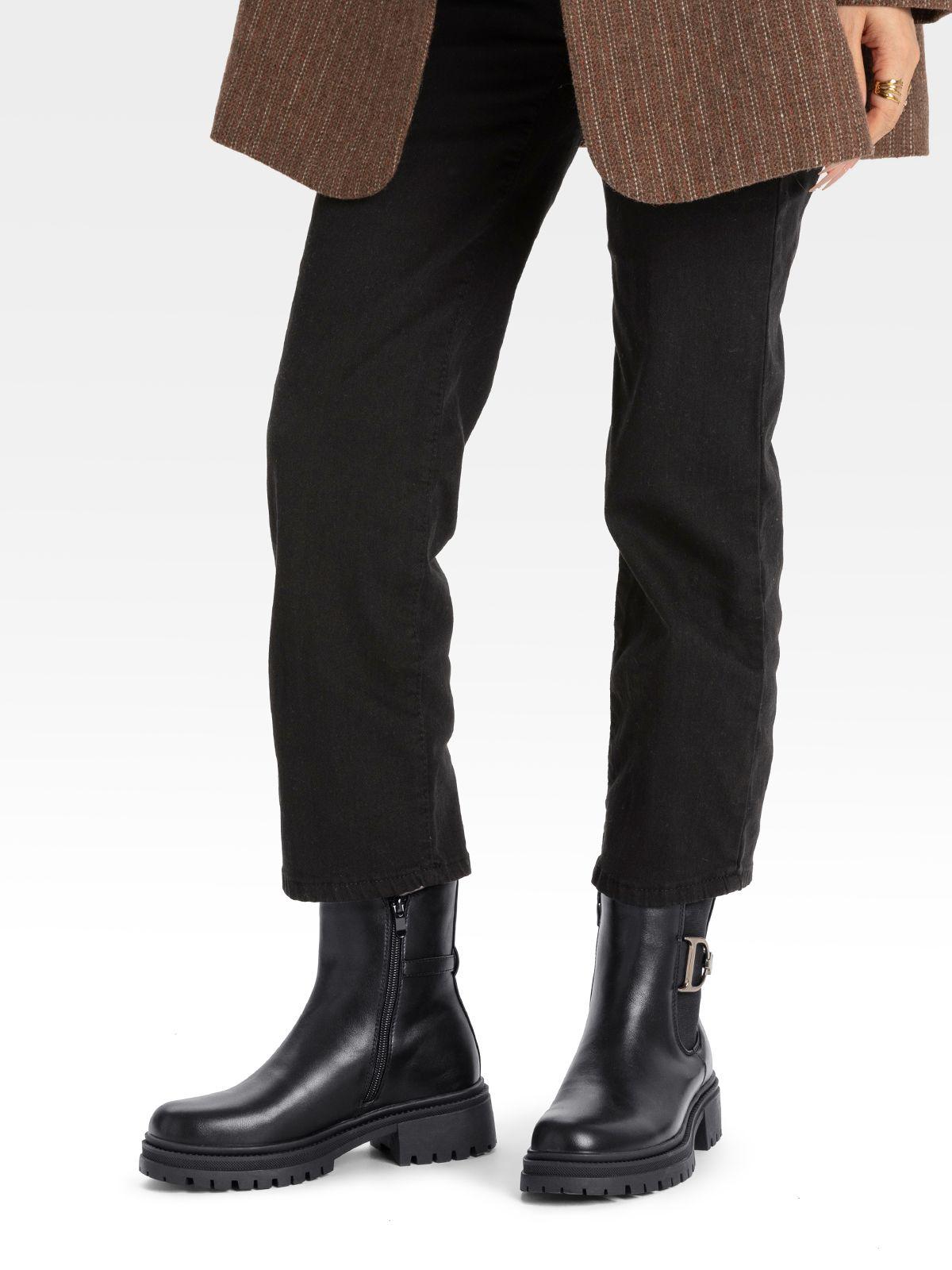 Botin Casual Mujer Eco Cuero Con Felpa Comodo Weide ZS60-2