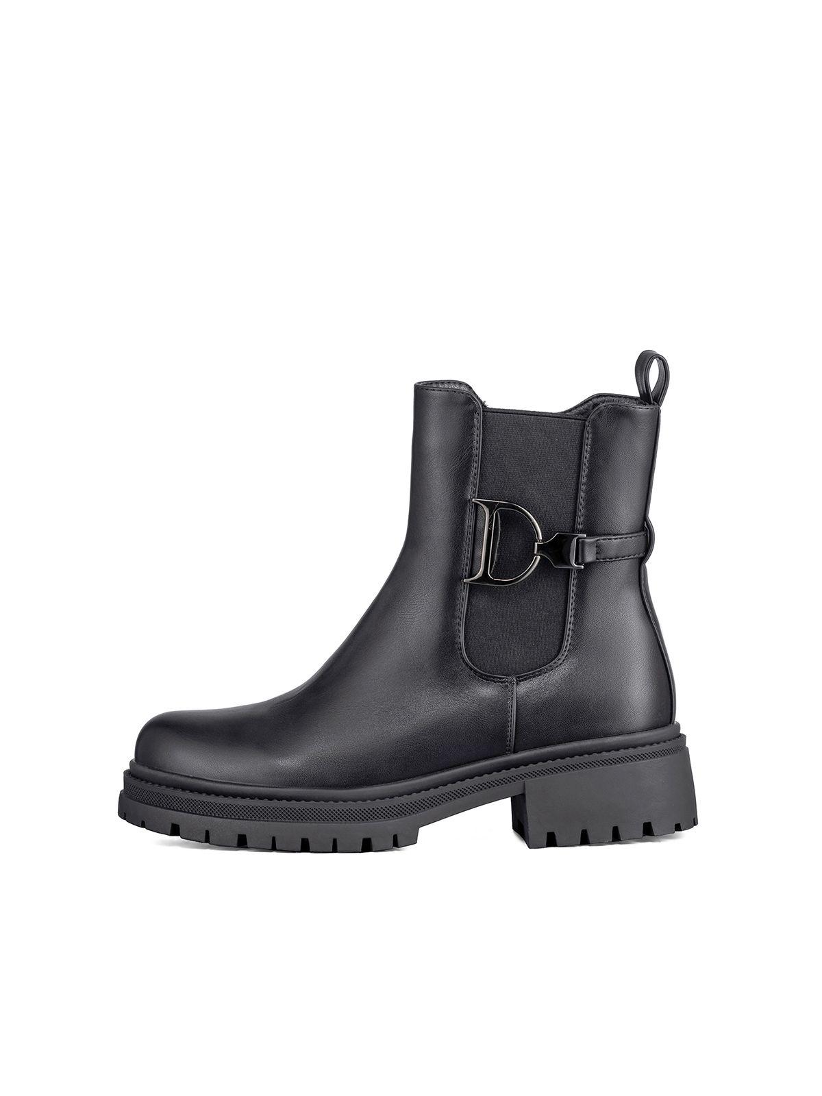 Botin Casual Mujer Eco Cuero Con Felpa Comodo Weide ZS60-3