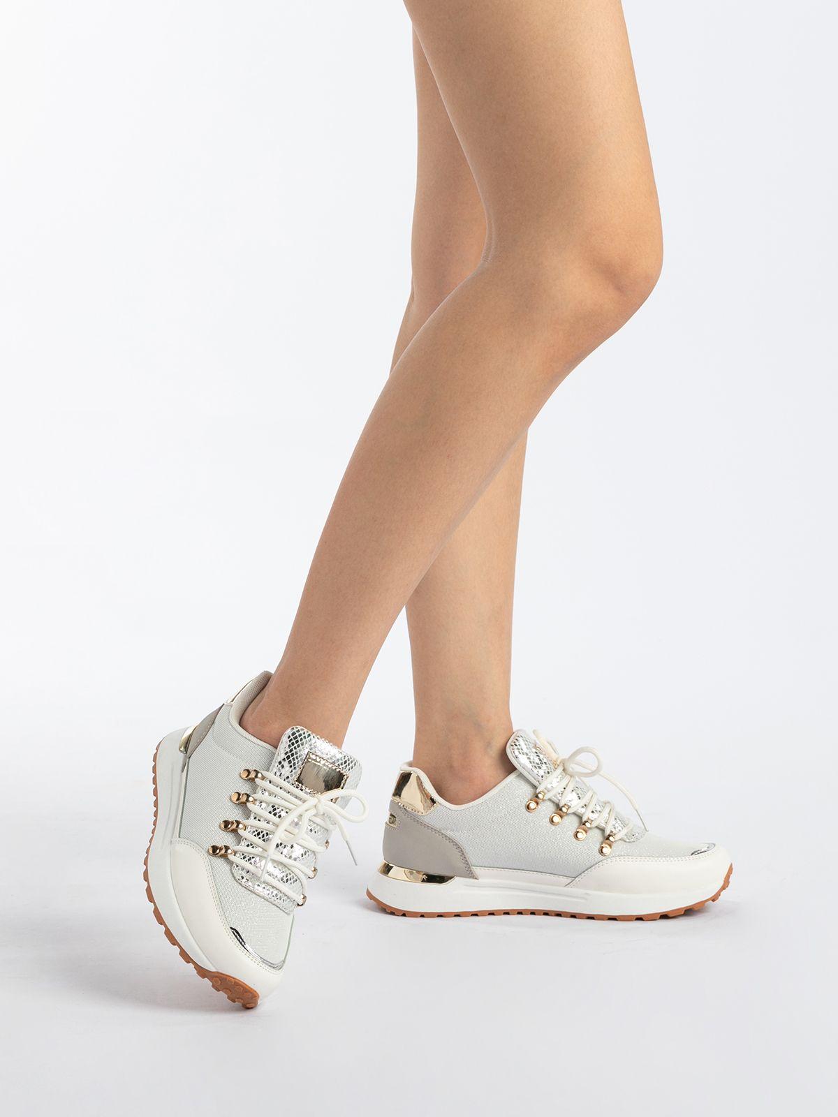 Zapatilla  Mujer Flora Blanco Weide-1