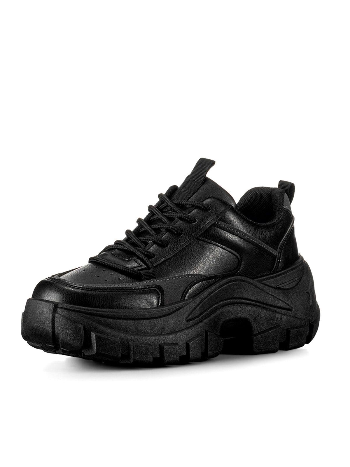 Zapatilla Negro Casual Mujer Weide WLT01-0