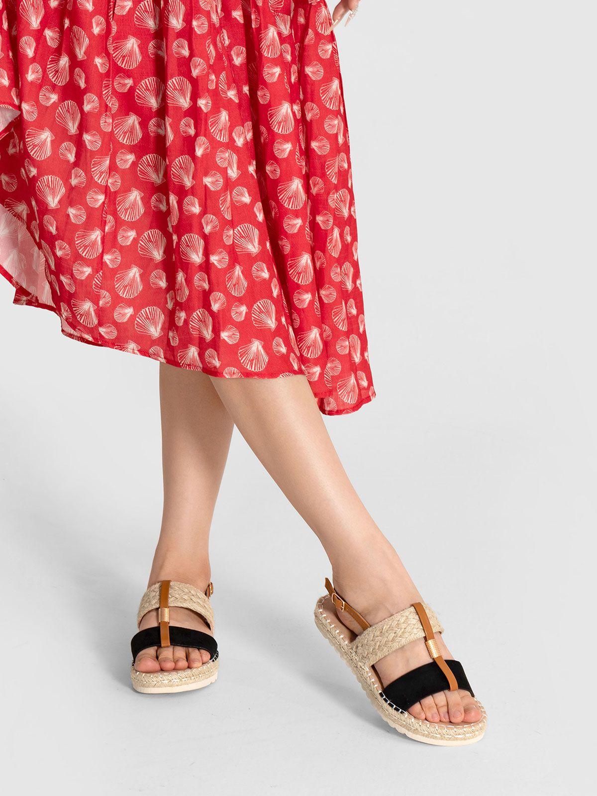 Sandalia Casual De Moda  Plana  Mujer Weide QIU362-2