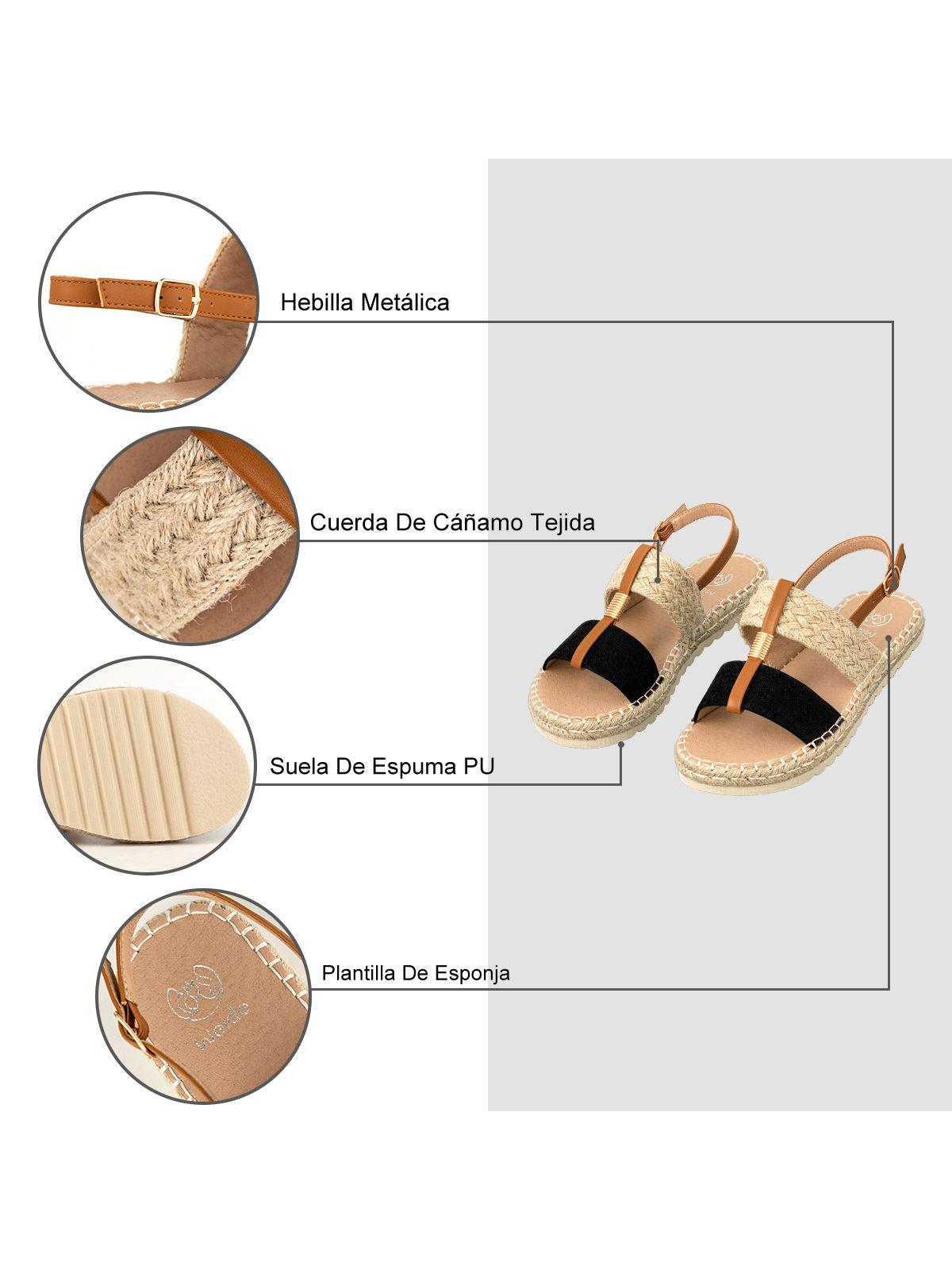 Sandalia Casual De Moda  Plana  Mujer Weide QIU362-7