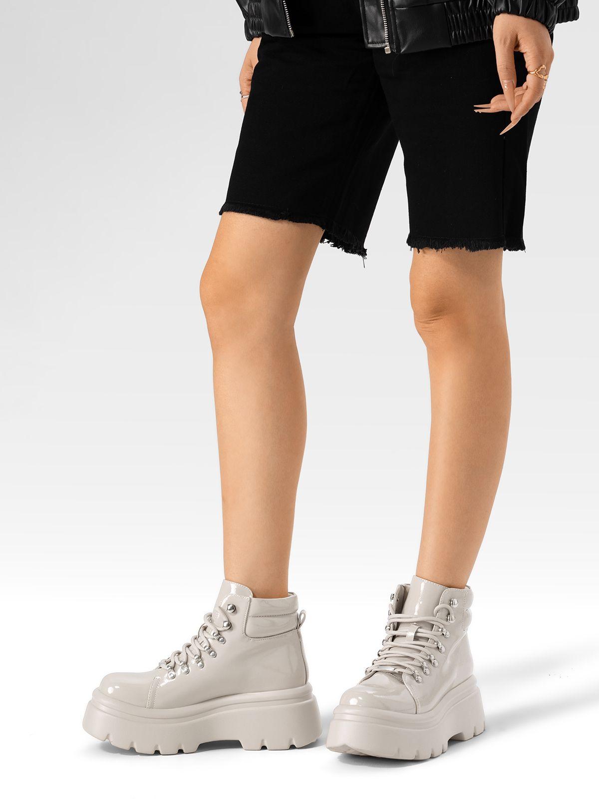 Botin Beige Casual Mujer Weide DH56-2