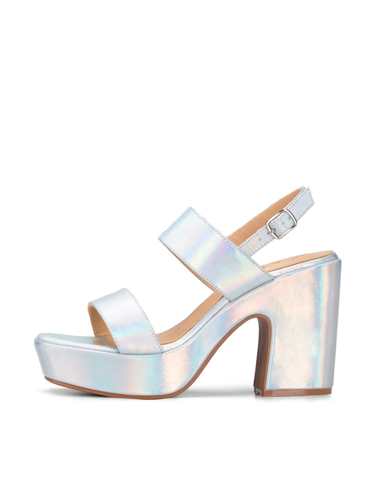 Sandalia Plataforma Plateado Fiesta TFA188 Weide-1