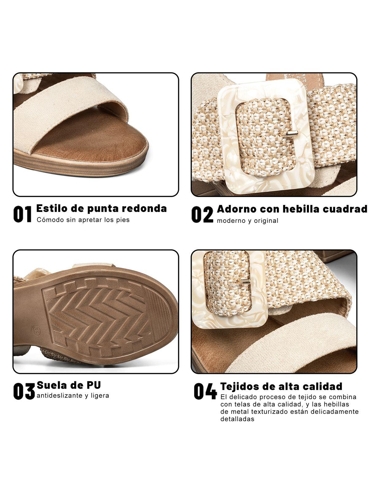 Sandalia Fiesta Tacon Vintage Mujer Weide JN705-8