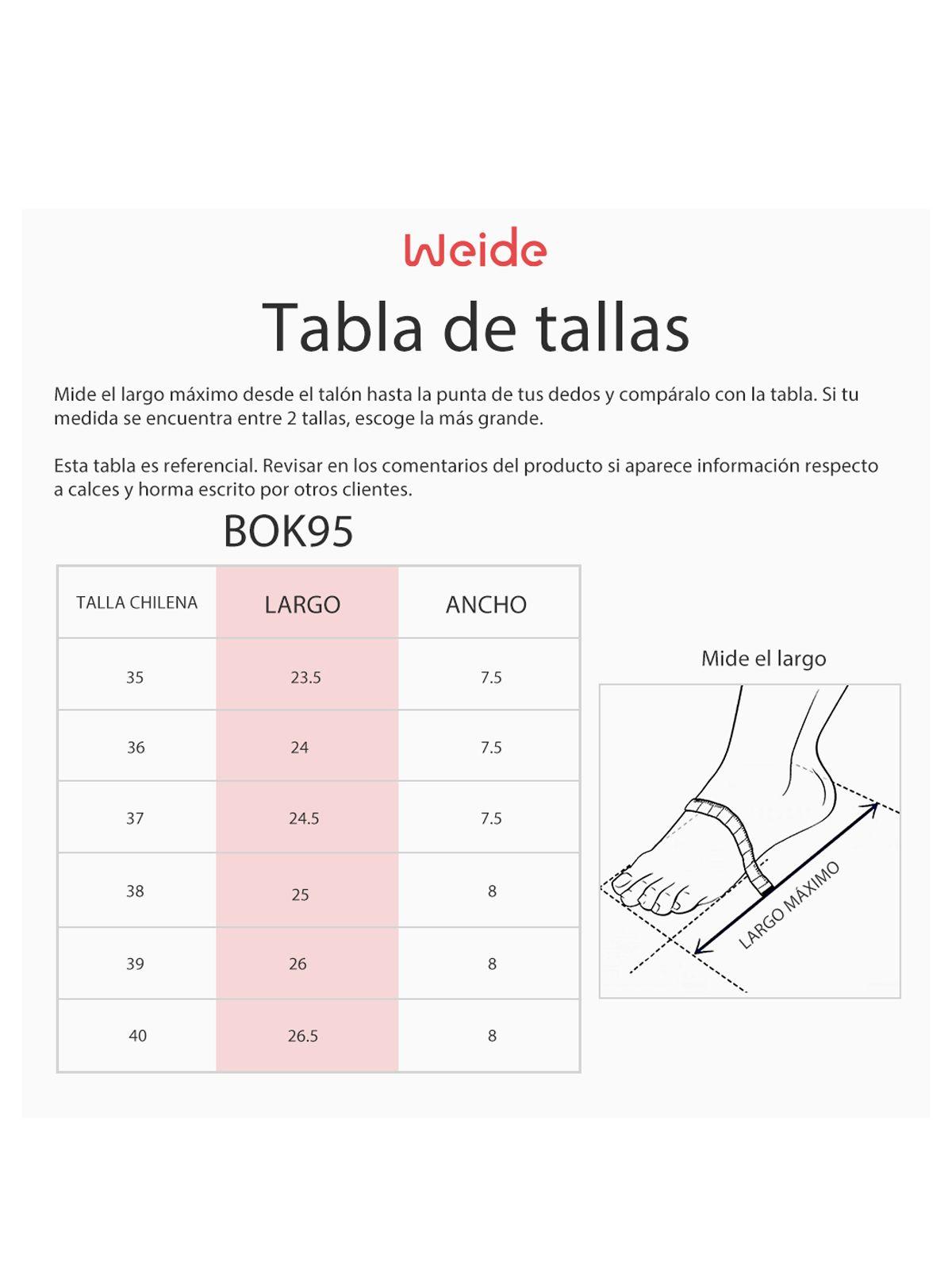 Zapatilla  Mujer Nerea Negro Weide-3