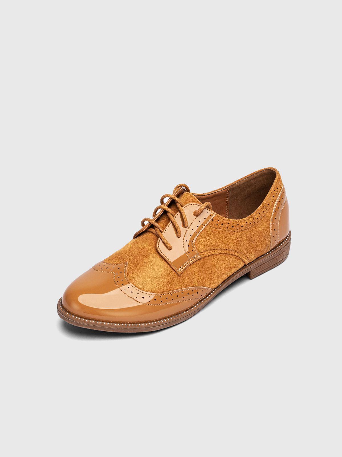 Mocasin Mujer Elvia Camel Weide-0