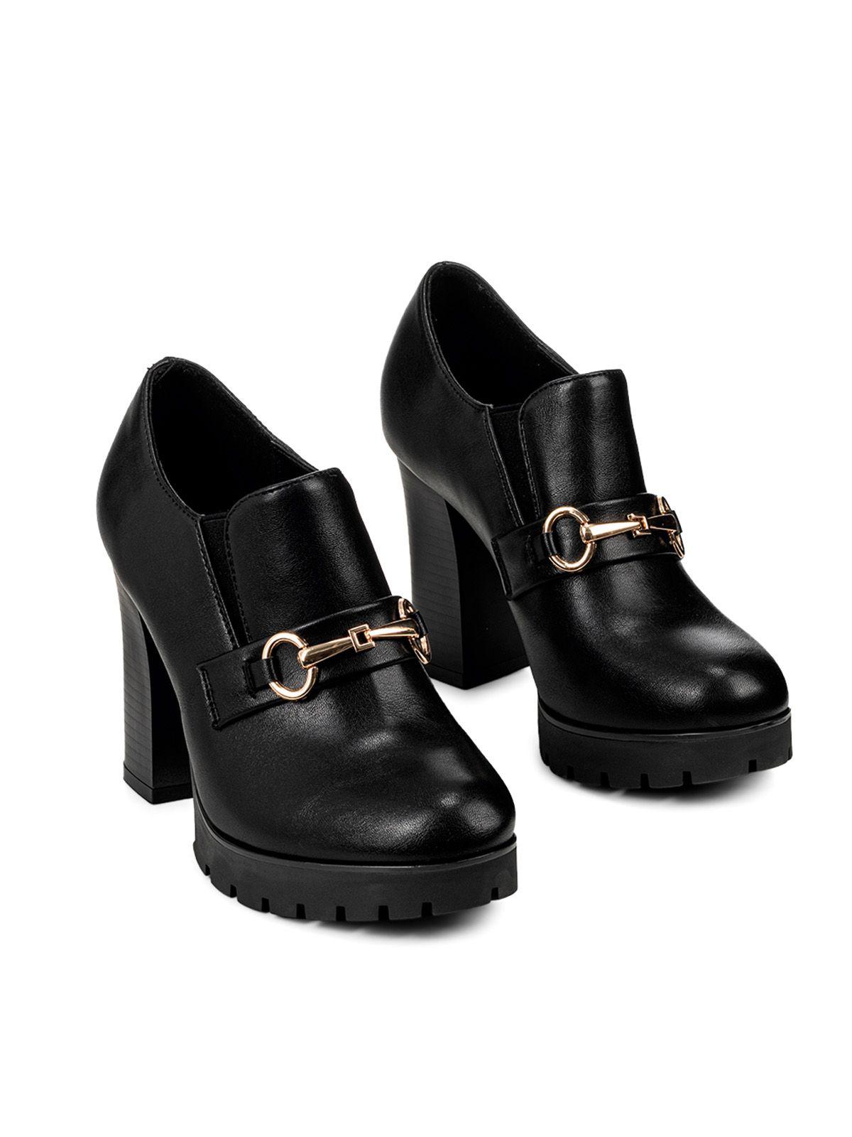 Botin Negro Casual Mujer Weide RQ71-4