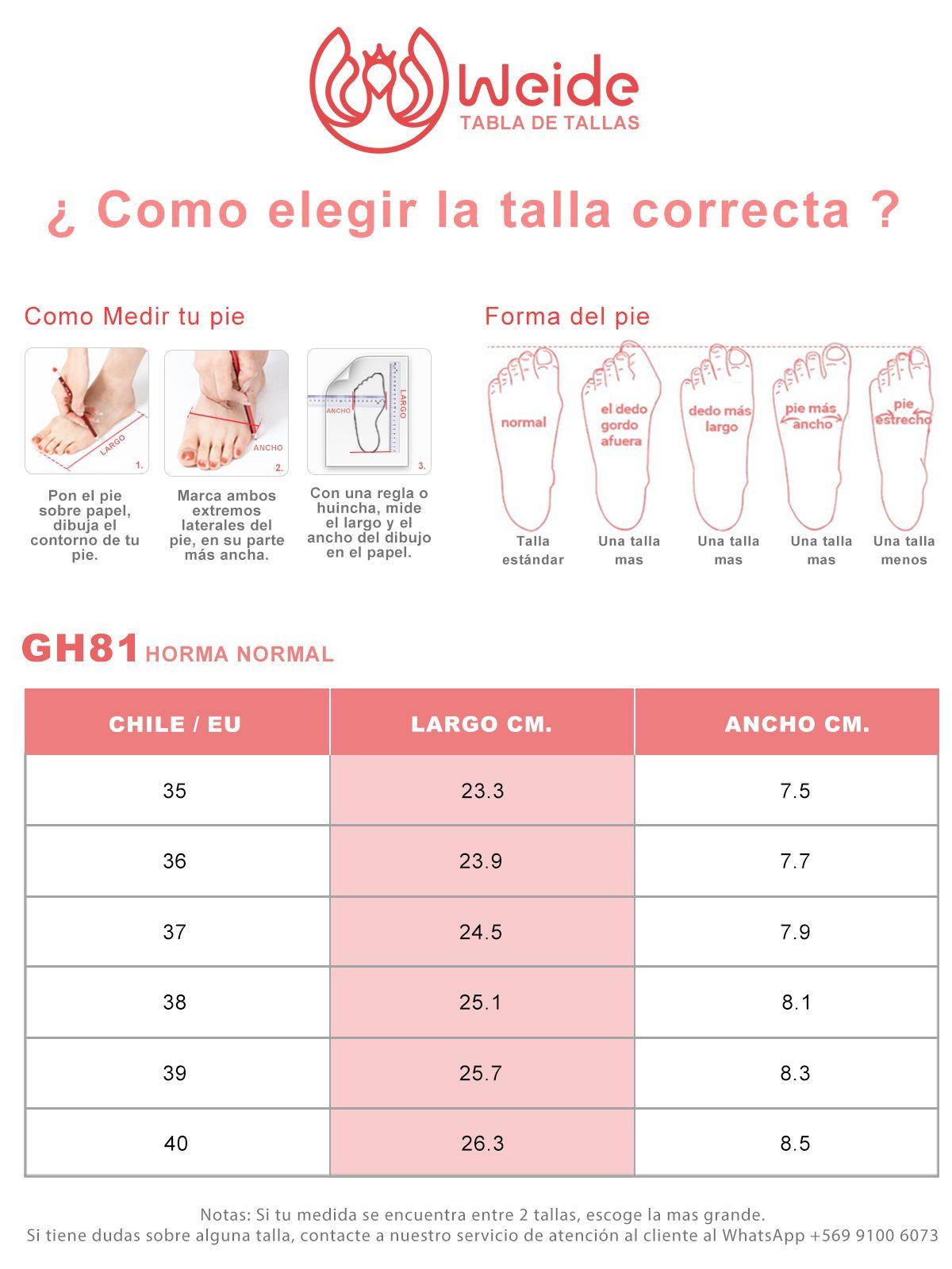 Ballerinas Eco Cuero Negro Casual Mujer Weide GH81-3