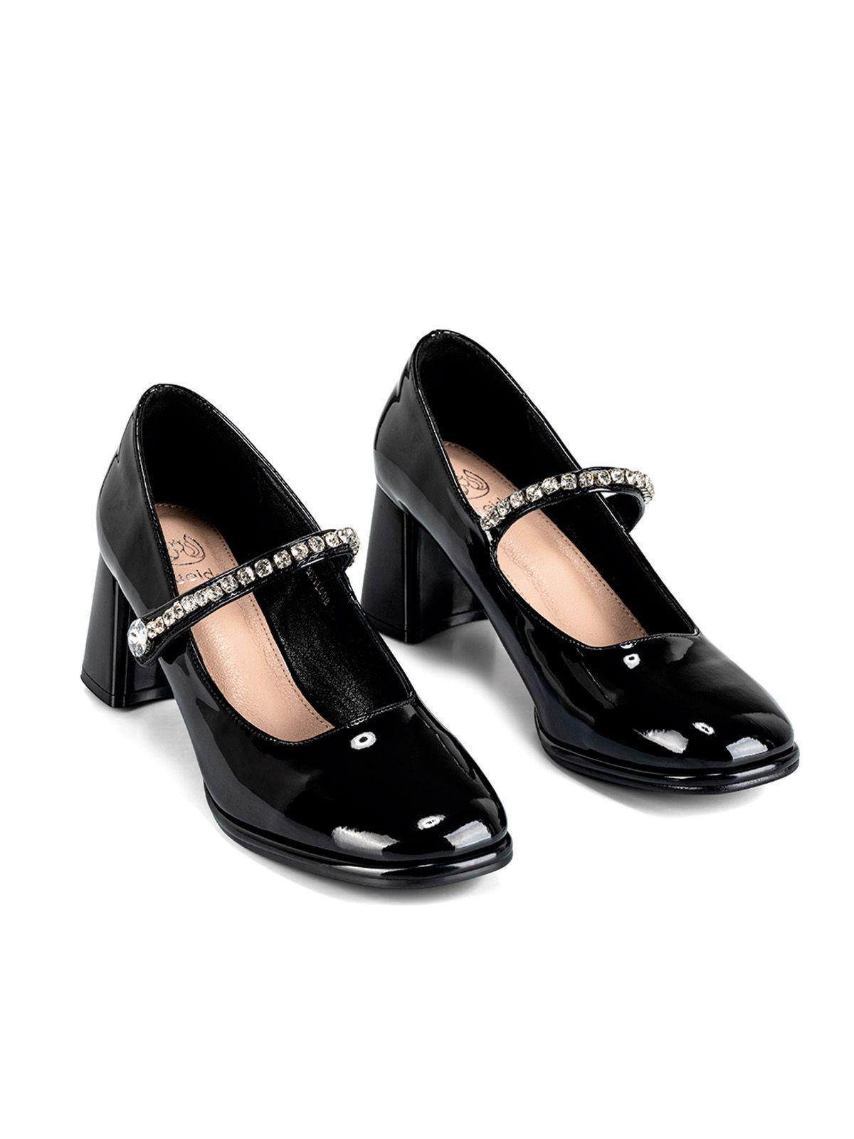 Zapatos Taco Negro Weide YL62-4