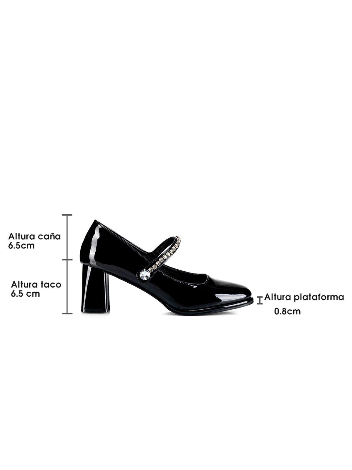 Zapatos Taco Negro Weide YL62-5