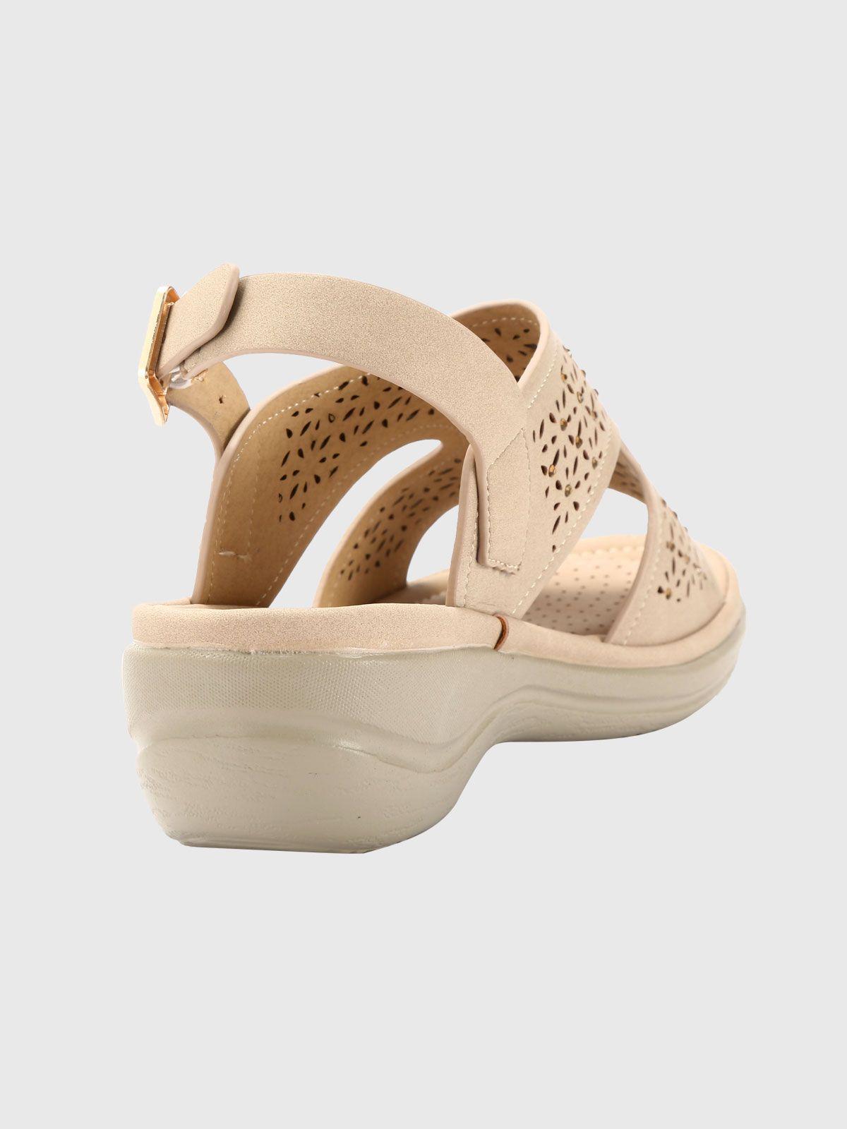 Sandalia Faye Beige Weide-2